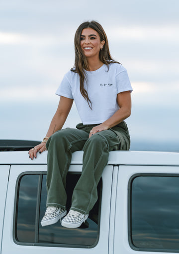 TLH CROPPED CAMO TEE